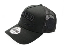 Load image into Gallery viewer, UNITED STREETS - STRONGER TOGETHER TRUCKER (Black/Black)
