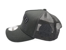 Load image into Gallery viewer, UNITED STREETS - STRONGER TOGETHER TRUCKER (Black/Black)
