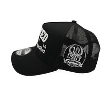Load image into Gallery viewer, UNITED STREETS - STRONGER TOGETHER TRUCKER (Black/White)