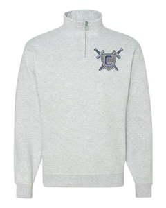 Champe Shield Embroidered Quarter-Zip Pullover (Click for more color options)