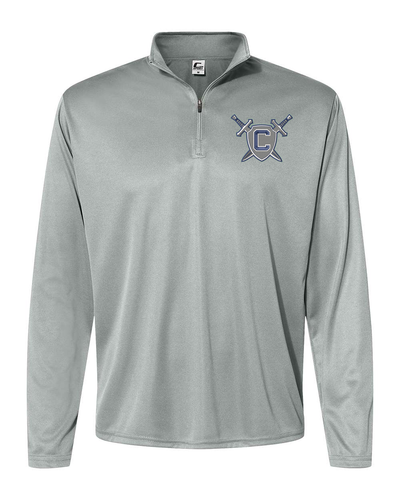 Champe Shield Polyester Quarter-Zip Pullover (Click for more color options)