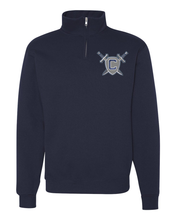 Load image into Gallery viewer, Champe Shield Embroidered Quarter-Zip Pullover (Click for more color options)