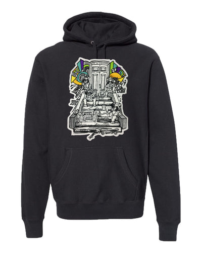USNY Premium Heavyweight Hooded Raccoon World Sweatshirt (2 Color Options) - Pre Order