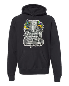 USNY Premium Heavyweight Hooded Raccoon World Sweatshirt (2 Color Options) - Pre Order