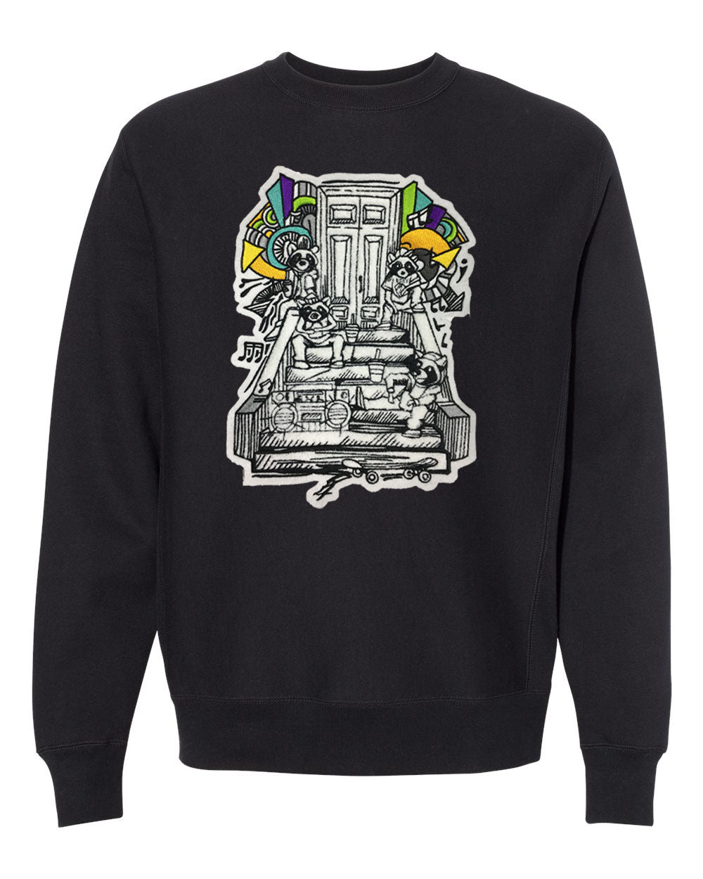 USNY Premium Heavyweight Crewneck Raccoon World Sweatshirt (2 Color Options) - Pre Order