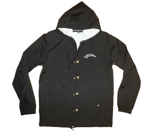 USNY Water Resistant Hooded Windbreaker Jacket
