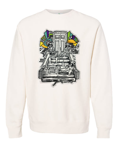 USNY Premium Heavyweight Crewneck Raccoon World Sweatshirt (2 Color Options) - Pre Order