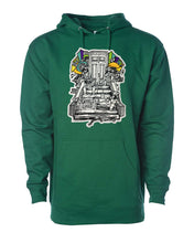 Load image into Gallery viewer, USNY Raccoon World Chenille Patch Mid-weight Pullover Hoodie (4 Color Options) - Pre Order