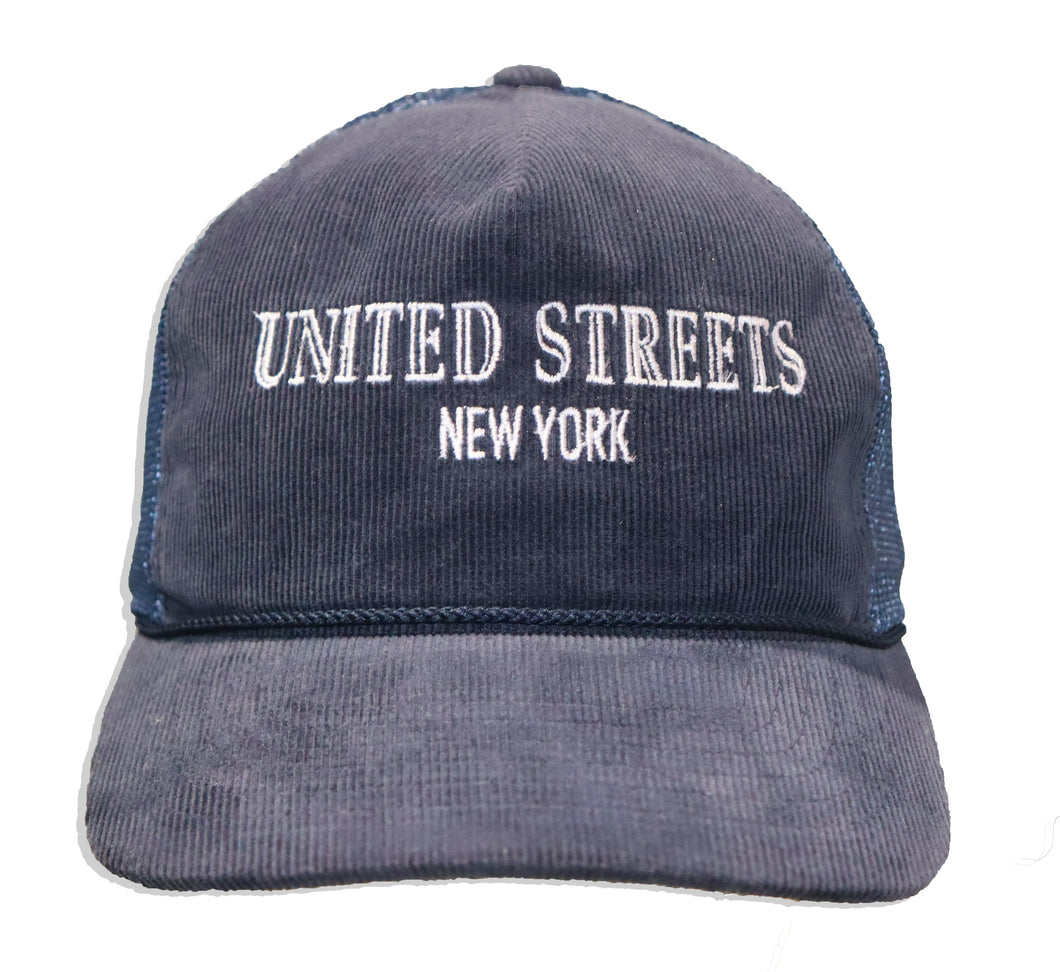 USNY Smaragd Corduroy Timberline Trucker Snapback