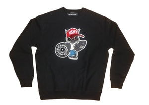 USNY Raccoon Born Premium Heavyweight Crewneck Sweatshirt